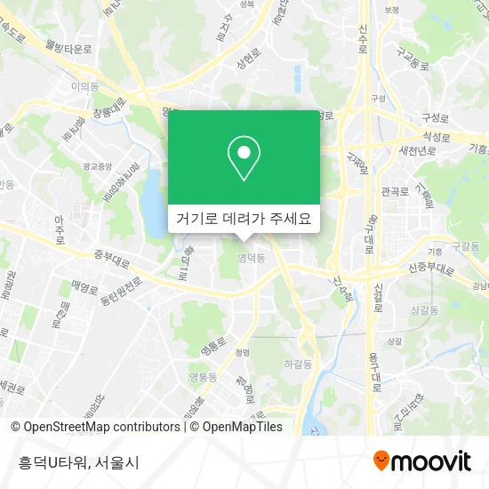 흥덕U타워 지도