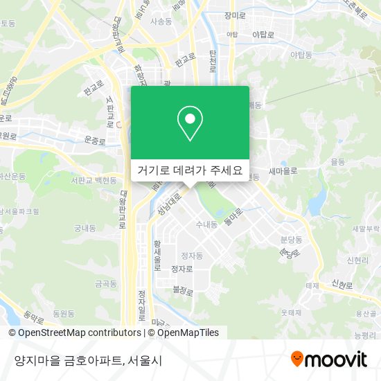 양지마을 금호아파트 지도