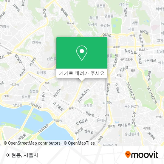 아현동 지도
