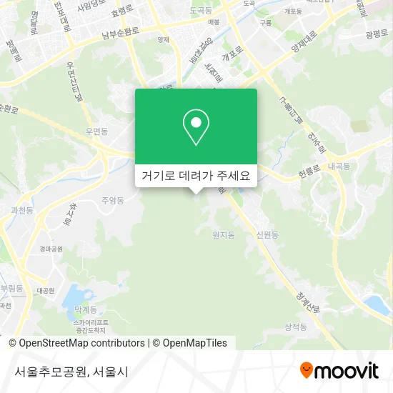 서울추모공원 지도