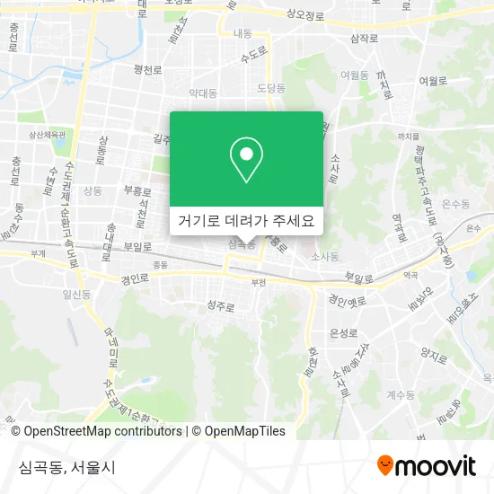 심곡동 지도