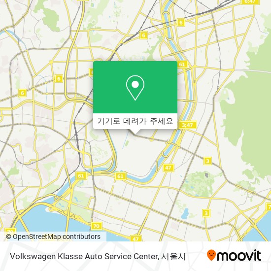 Volkswagen Klasse Auto Service Center 지도