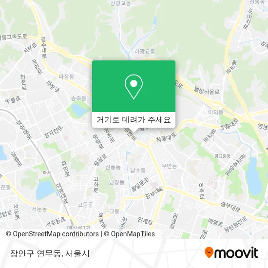 장안구 연무동 지도