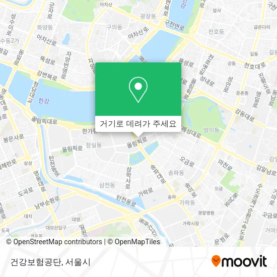 건강보험공단 지도
