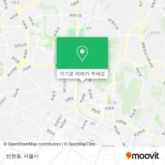 탄현동 지도