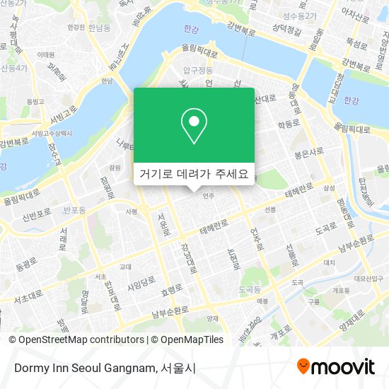 Dormy Inn Seoul Gangnam 지도