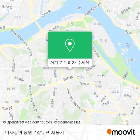 미사강변 동원로얄듀크 지도
