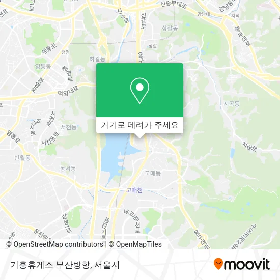 기흥휴게소 부산방향 지도