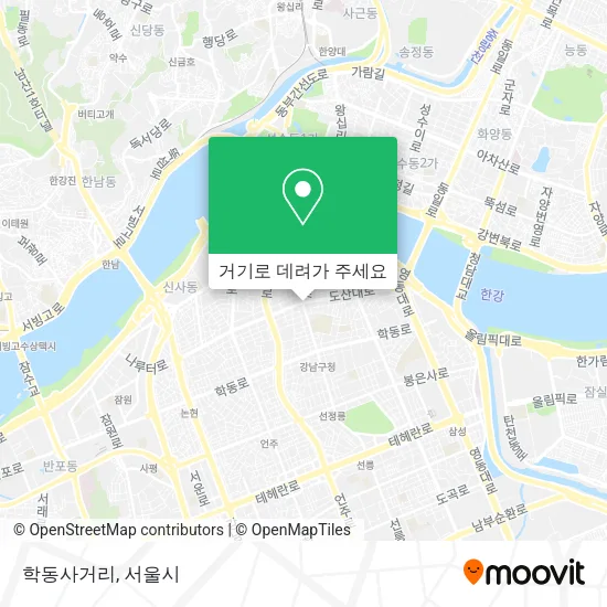 학동사거리 지도