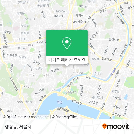 행당동 지도