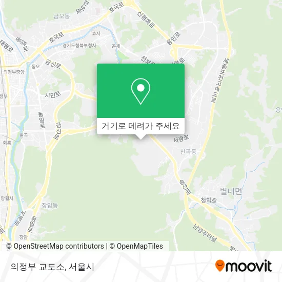의정부 교도소 지도