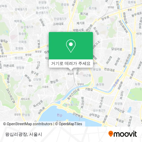 왕십리광장 지도