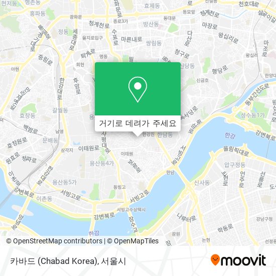 카바드 (Chabad Korea) 지도