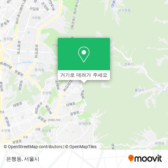 은행동 지도