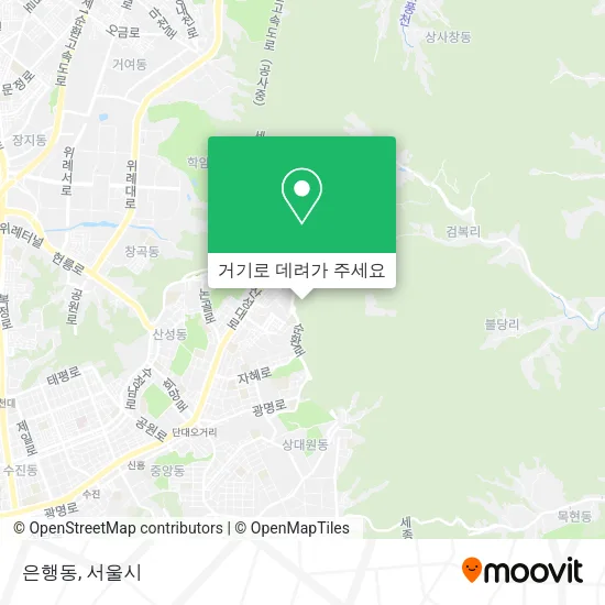 은행동 지도