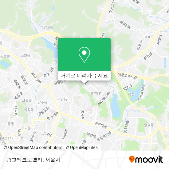 광교테크노밸리 지도