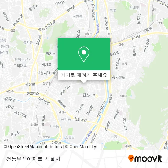 전농우성아파트 지도