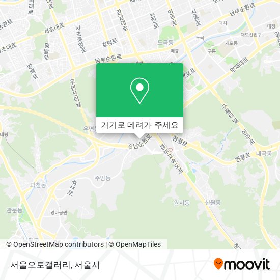 서울오토갤러리 지도