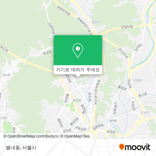 별내동 지도