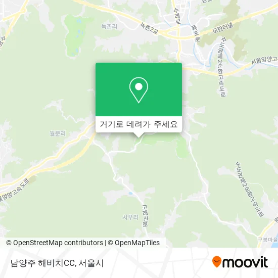 남양주 해비치CC 지도