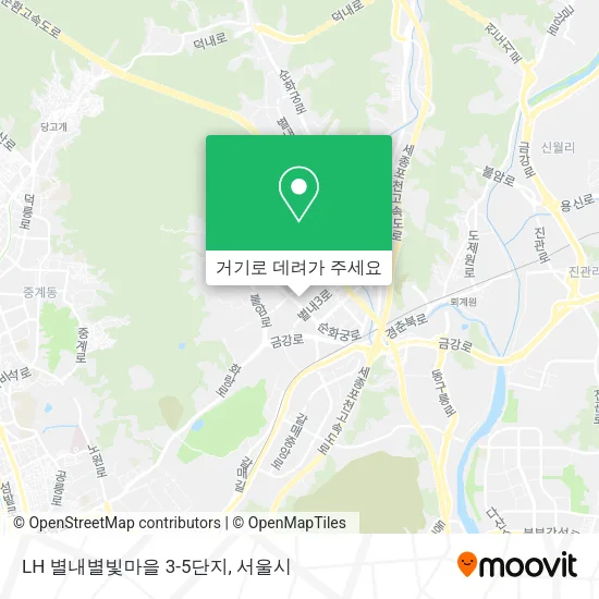 LH 별내별빛마을 3-5단지 지도