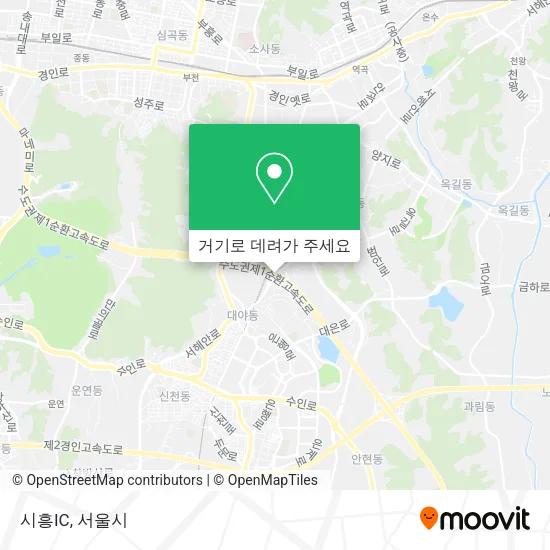 시흥IC 지도