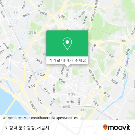 화정역 분수광장 지도