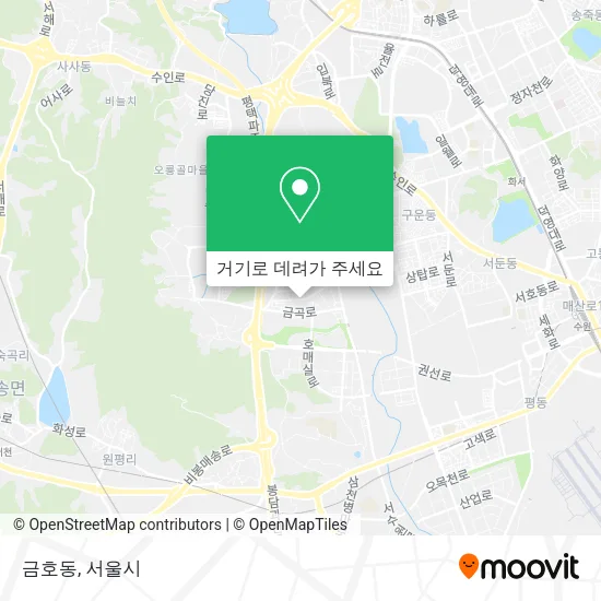 금호동 지도
