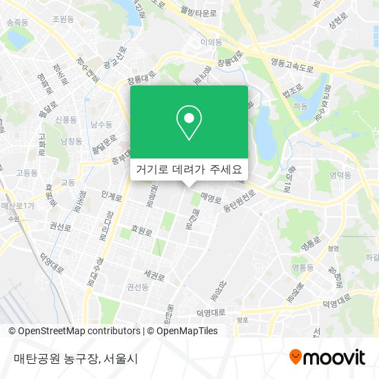 매탄공원 농구장 지도