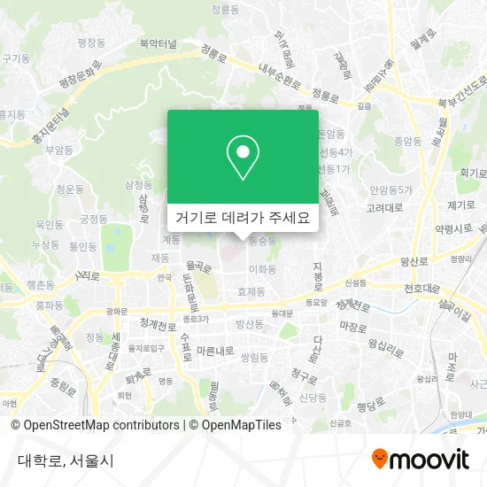 대학로 지도