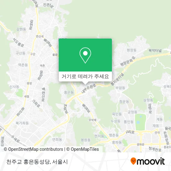 천주교 홍은동성당 지도