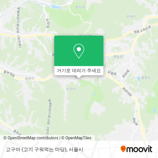 고구마 (고기 구워먹는 마당) 지도