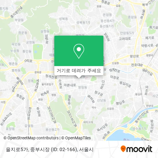 을지로5가, 중부시장 (ID: 02-166) 지도