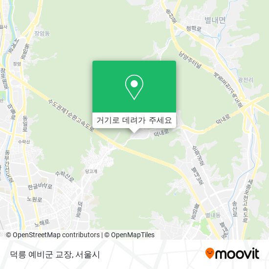 덕릉 예비군 교장 지도