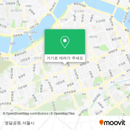 명달공원 지도