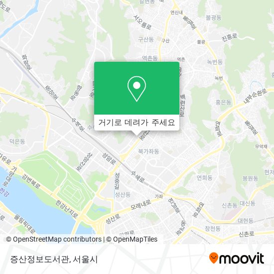 증산정보도서관 지도