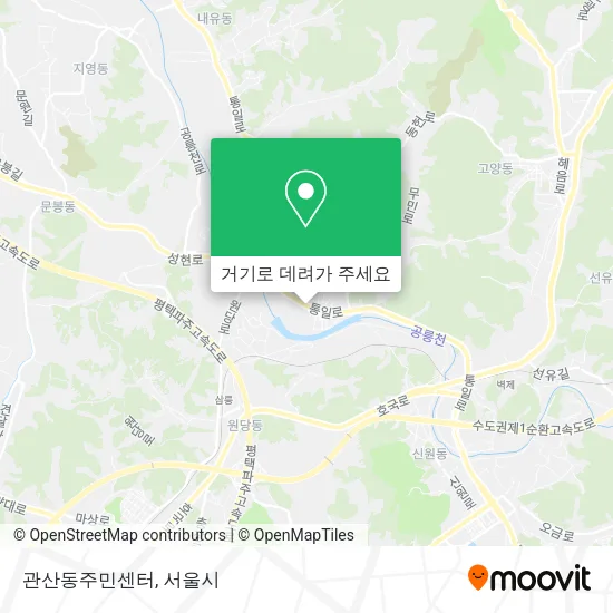 관산동주민센터 지도