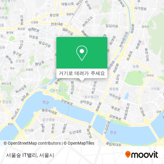 서울숲 IT밸리 지도