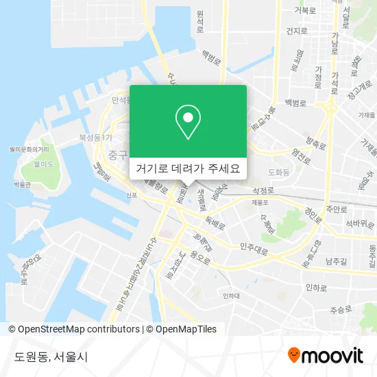 도원동 지도