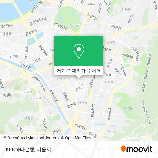 KEB하나은행 지도