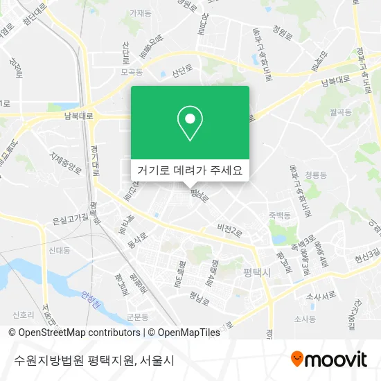 수원지방법원 평택지원 지도