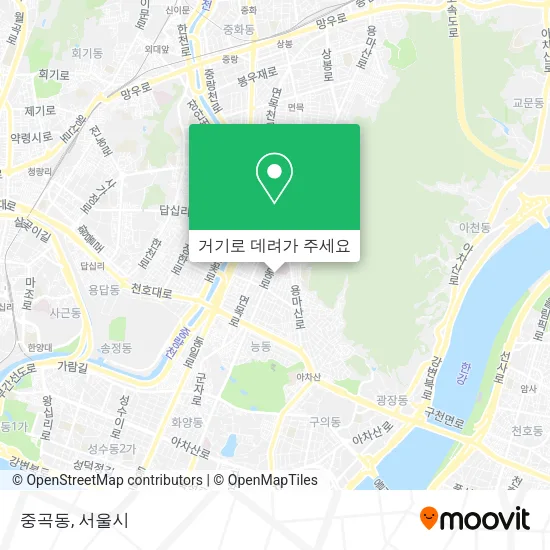 중곡동 지도