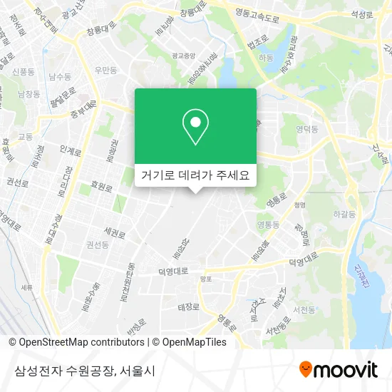 삼성전자 수원공장 지도
