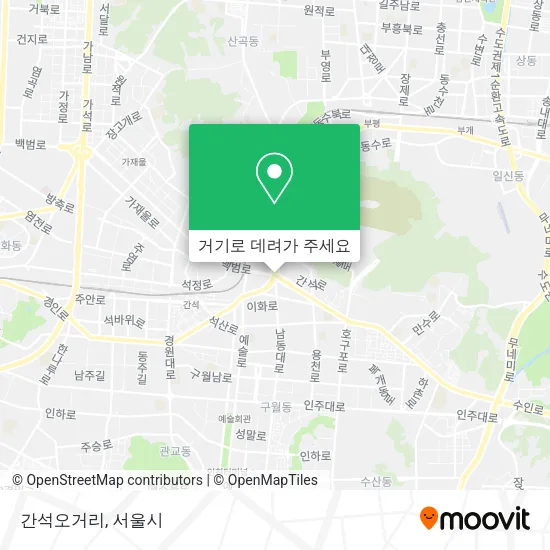 간석오거리 지도