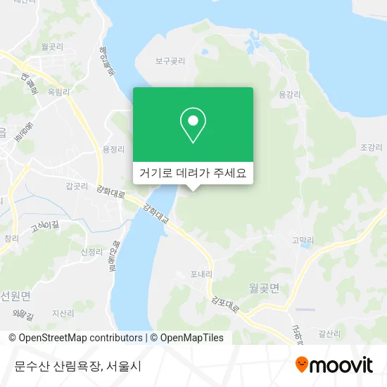 문수산 산림욕장 지도