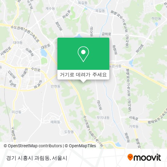 경기 시흥시 과림동 지도