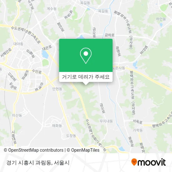 경기 시흥시 과림동 지도