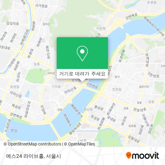 예스24 라이브홀 지도