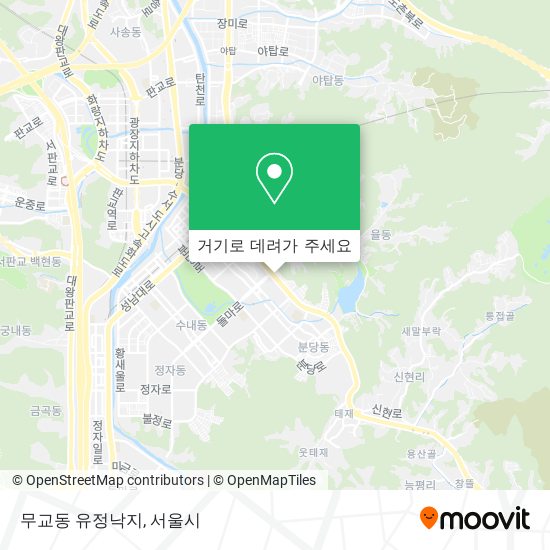 무교동 유정낙지 지도