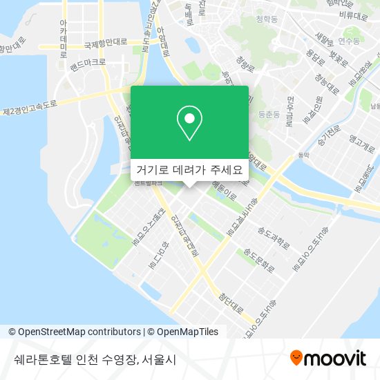 쉐라톤호텔 인천 수영장 지도